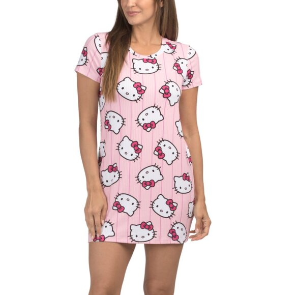 HELLO KITTY Pink Hello Kitty Sleep Shirt - Picture 1 of 2